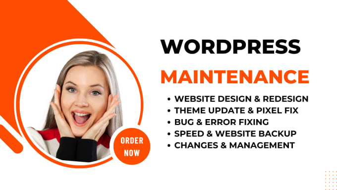 Gig Preview - Do wordpress maintenance, website updates, fix  and support in 24 hours