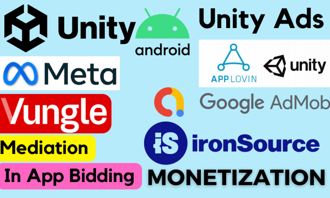 Gig Preview - Monetize your unity game with applovin, ironsource unity ads