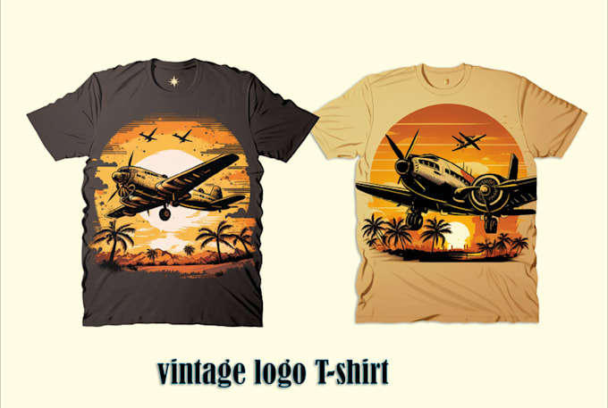 Gig Preview - Do retro vintage graphics t shirt design