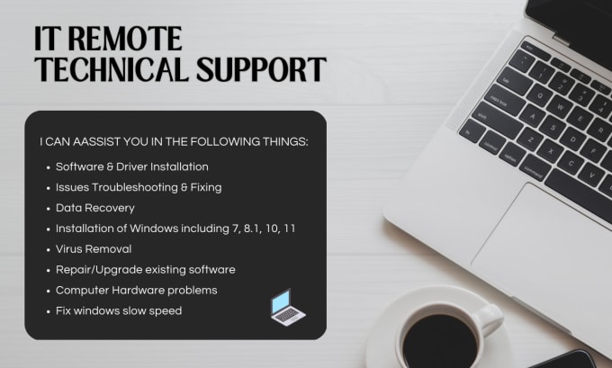 Gig Preview - Remotely fix, troubleshoot and repair windows, pc, laptop