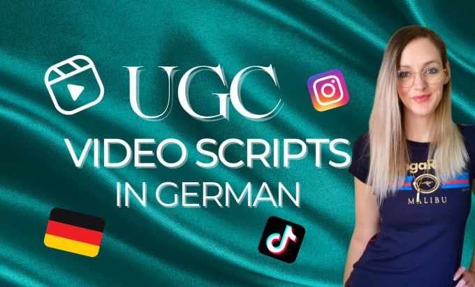 Gig Preview - Write your script for ugc tiktok or reels videos in german