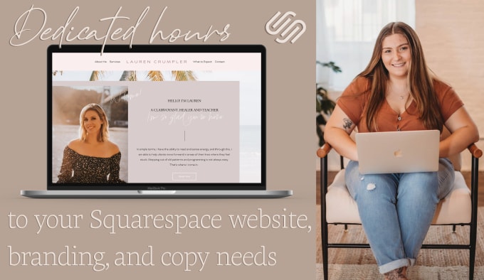 Bestseller - edit your squarespace website or branding