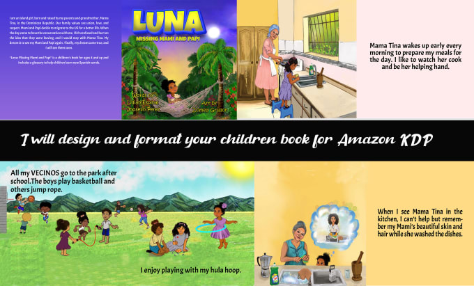 Gig Preview - Design children book formatting, kids book formatting story book formatting KDP