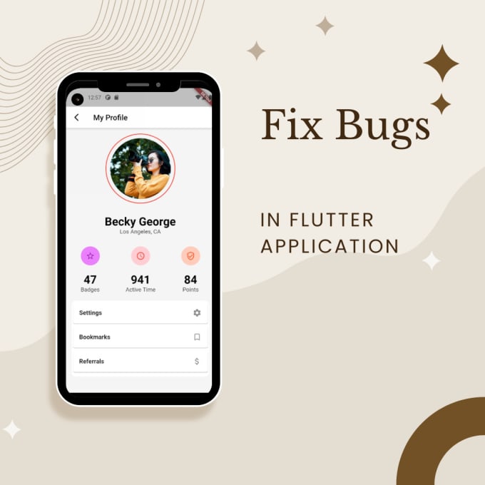 Gig Preview - Fix bugs in your flutter application code