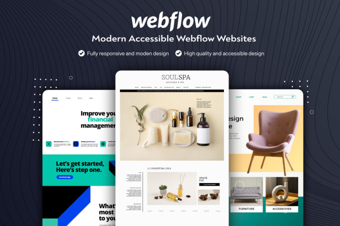 Gig Preview - Develop and design a custom webflow website