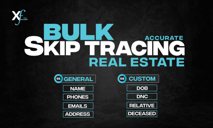 Gig Preview - Do best accurate bulk skip tracing for real estate