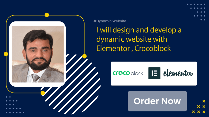 Gig Preview - Develop a dynamic website using elementor , crocoblock