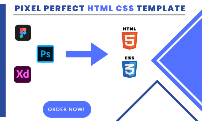 Gig Preview - Create a pixel perfect HTML CSS bootstrap website