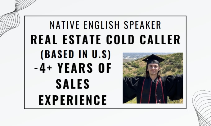 Gig Preview - Do your cold calling, telemarketing real estate calls