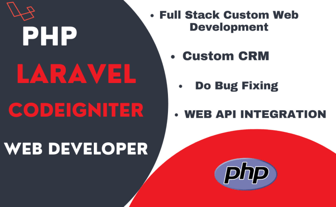 Gig Preview - Create dynamic websites with laravel expert PHP developer