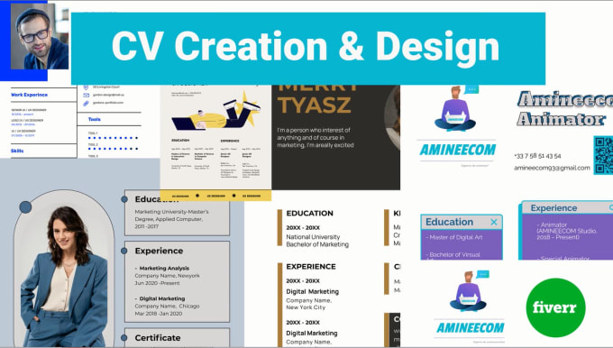 Gig Preview - Create a resume in french CV