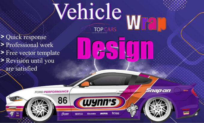 Gig Preview - Do awesome vehicle wrap, branding car wrap and custom car wrap design