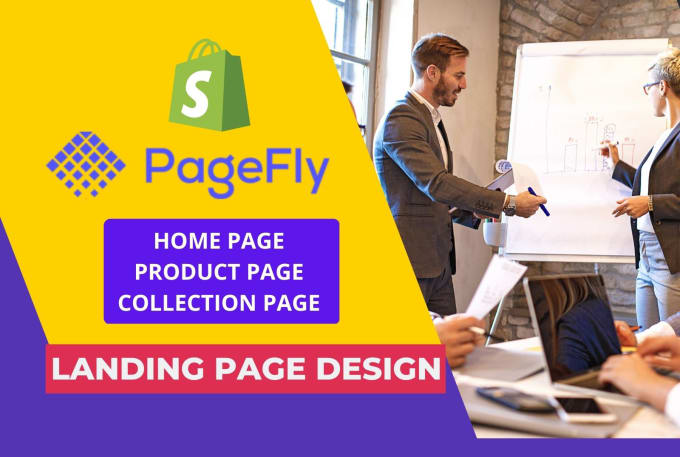 Gig Preview - Custom shopify landing page design with pagefly