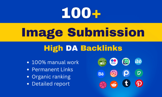 Gig Preview - Do expert infographic or image submission backlinks building