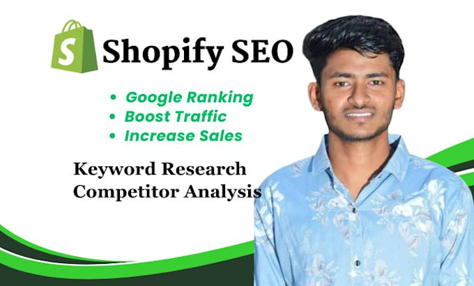 Gig Preview - Do competitor analysis for shopify website and keyword research