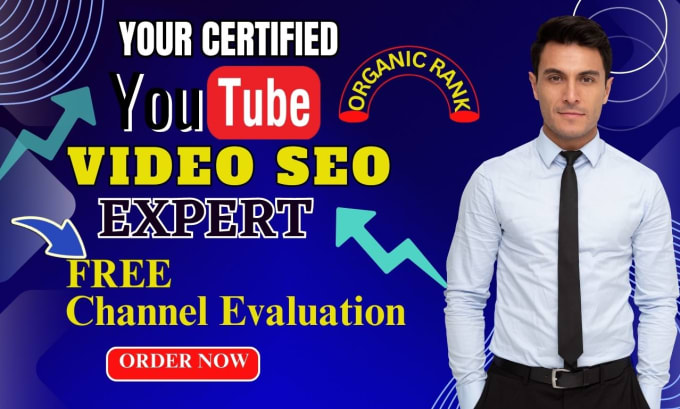 Gig Preview - Do manage your youtube channel and video SEO for top ranking