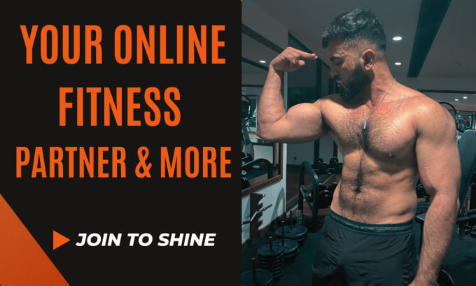 Gig Preview - Be your fitness influencer and virtual gym partner