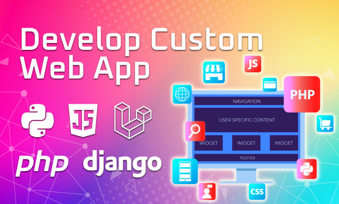 Gig Preview - Develop a professional web app saas with django or laravel