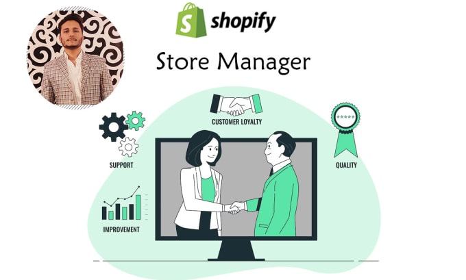 Gig Preview - Manage shopify store edit, update, and customize