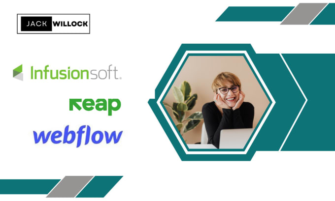 Gig Preview - Create infusionsoft keap landing page and webform webflow