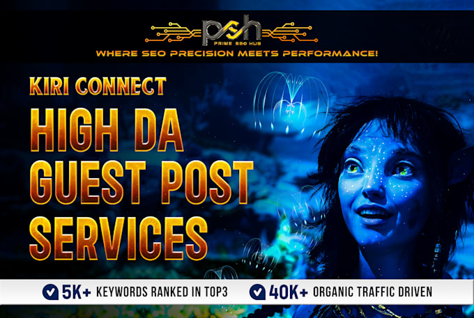 Gig Preview - Publish guest post articles on high da and traffic websites