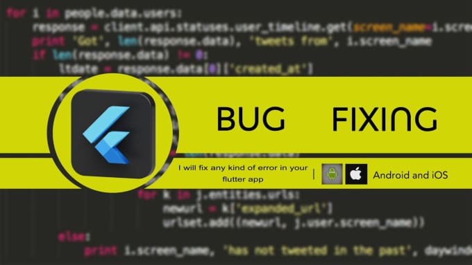 Gig Preview - Fix errors in your flutter application