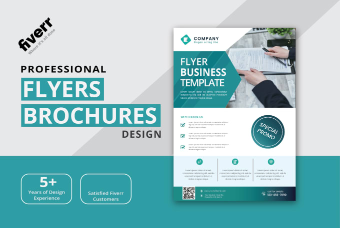 Gig Preview - Design a professional business flyer, trifold brochure design, business brochure