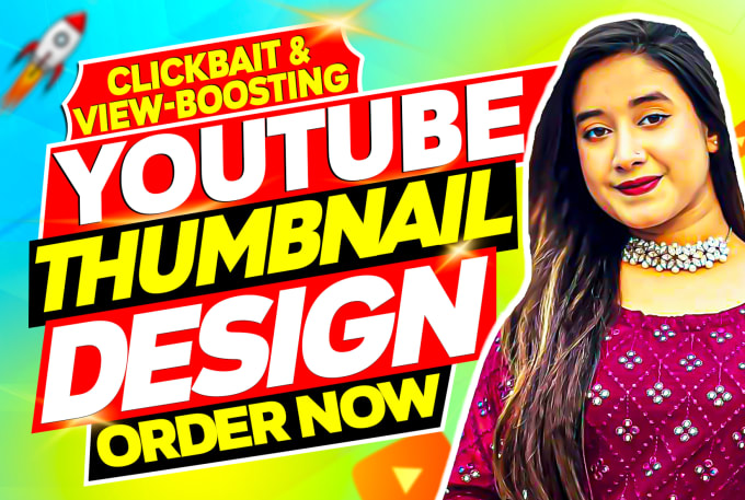 Bestseller - create a catchy youtube thumbnail design, amazing thumbnails