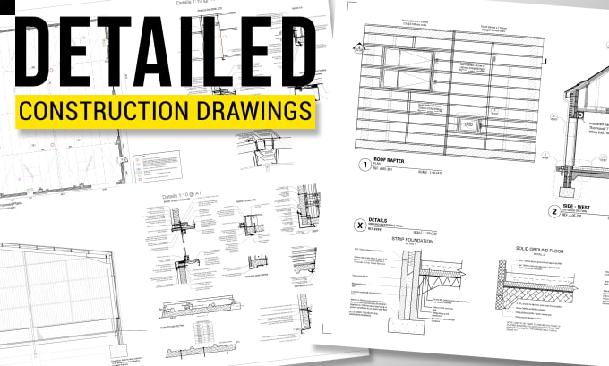 Bestseller - draft detailed construction drawings for UK building regulations