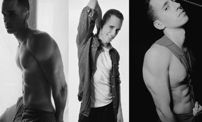 Gig Preview - Be your male model or video actor