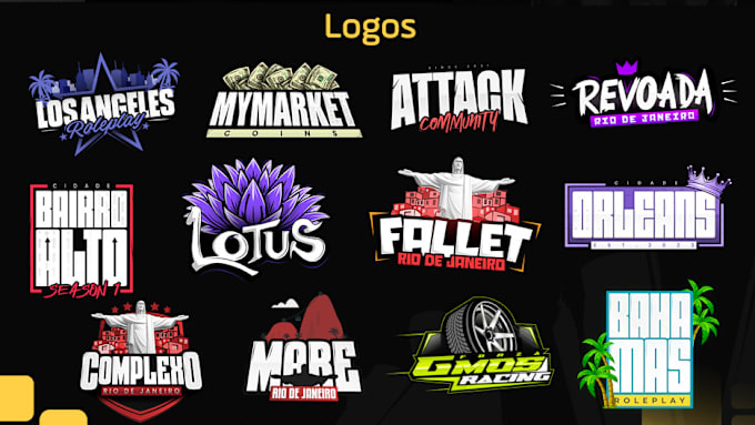 Gig Preview - Create a high quality logo for your fivem or redm server