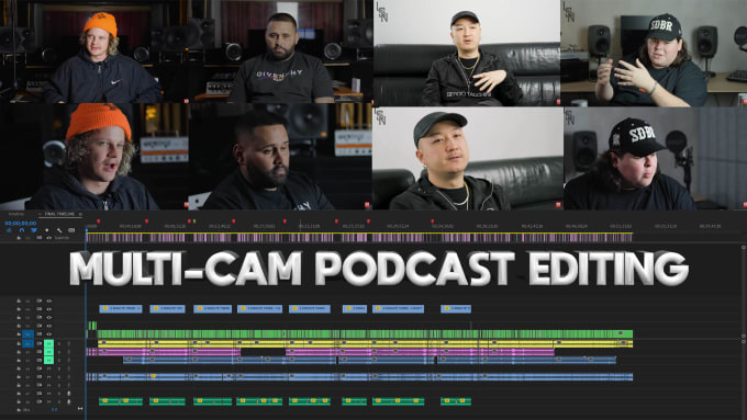 Gig Preview - Professionally edit your podcast video in under 12hrs