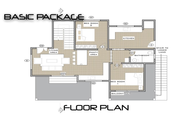 Gig Preview - Create 2d cad house plans and services with autocad