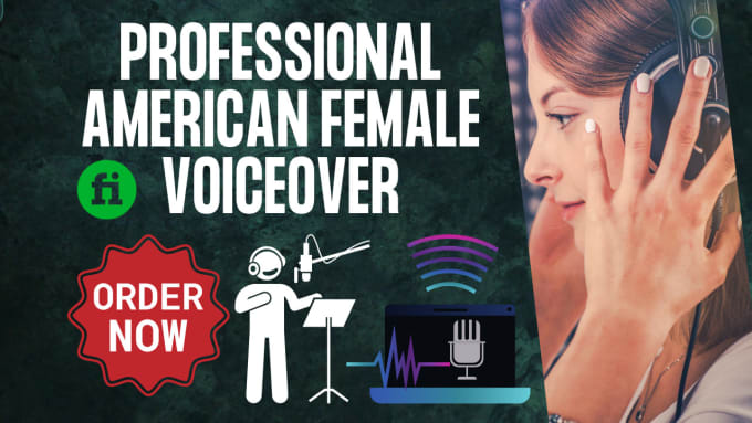 Gig Preview - Record a professional american female voice over