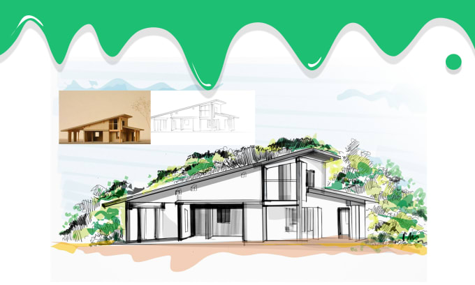 Gig Preview - Architectural hand sketches for commercial and residential use