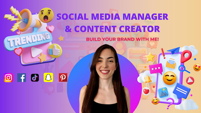 Gig Preview - Be your social media manager and content creator