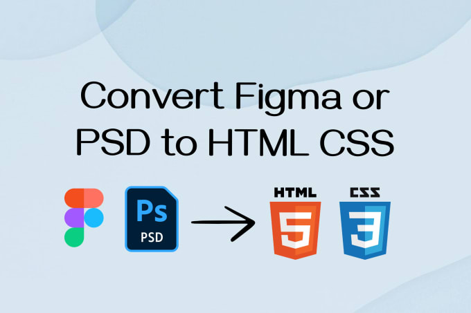 Bestseller - convert figma or PSD to HTML CSS responsive website