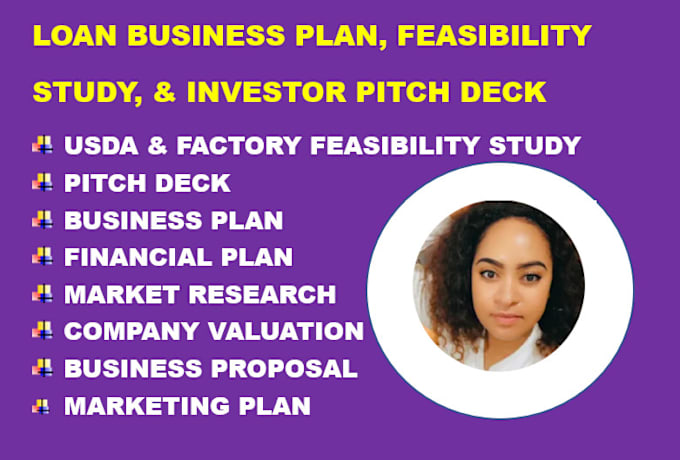 Gig Preview - Write feasibility study, pitch deck and business plan