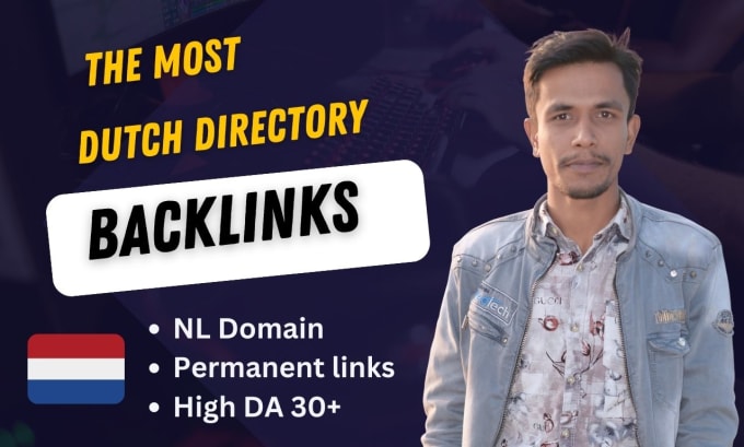 Gig Preview - Improve your dutch website SEO with high quality directory backlinks