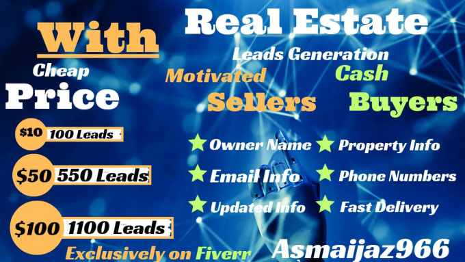 Gig Preview - Do real estate cash buyers motivated sellers vacant off market