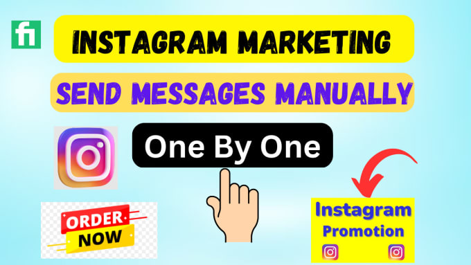 Gig Preview - Manually send messages on instagram for your marketing needs