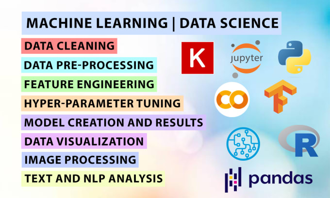 Gig Preview - Deliver machine learning and data science solutions for projects