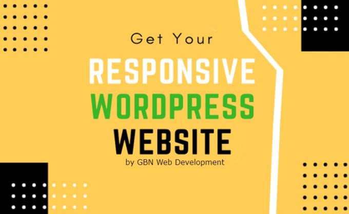 Gig Preview - Build a modern and responsive wordpress website