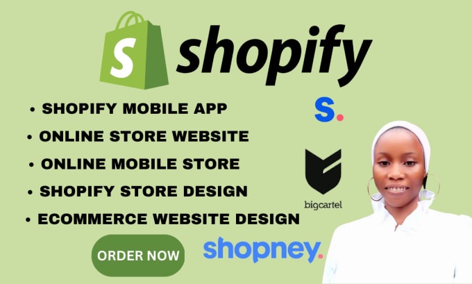 Gig Preview - Do shopify etsy store design shopify expert build shopney mobile application