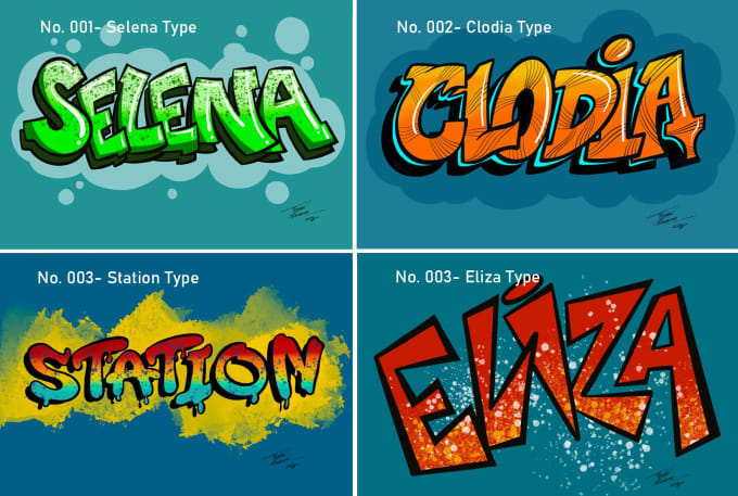 Gig Preview - Create original graffiti lettering for your logo or name