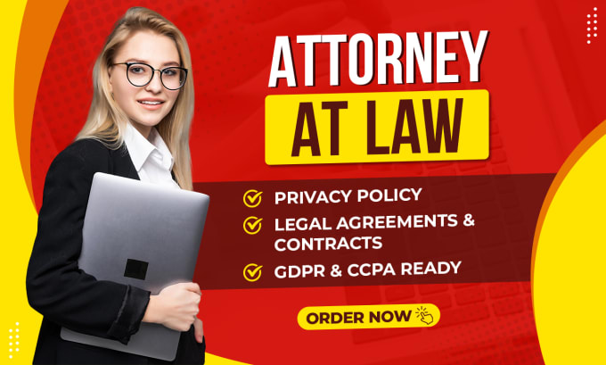 Gig Preview - Draft legal contracts, agreements, privacy policies as a legal professional