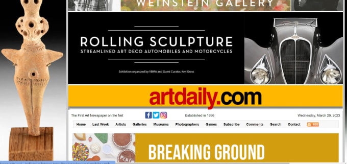 Gig Preview - Do guest post on artdaily, expressdigest, reliablecounter