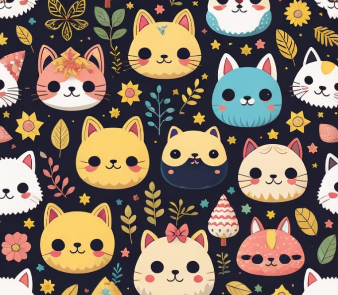 Gig Preview - Draw a seamless pattern design