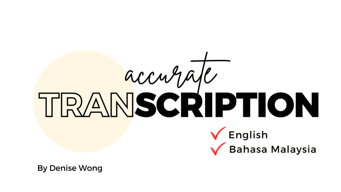 Bestseller - transcribe english or malay audio recordings