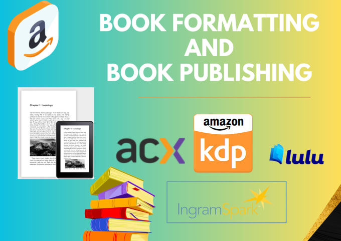 Gig Preview - Do amazon KDP book publishing or kindle direct publishing